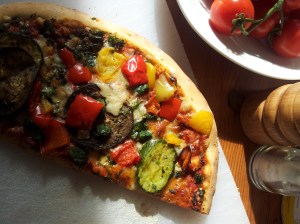 Pizza Vegetaria, Sonne und Gemüse satt
